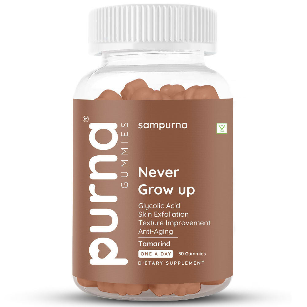 Purna Never Grow Up Glycolic Acid Gummies - Tamarind