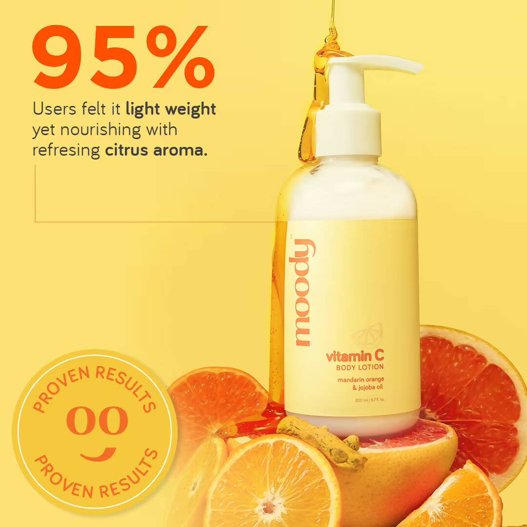 Moody Vitamin C Body Lotion with Mandarin Orange & Jojoba Oil
