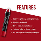 Jaquline USA Lip Pops Matte Lip Tint - Cherry Pop 04