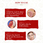 Khadi Essentials Pomegranate Serum Sheet Mask