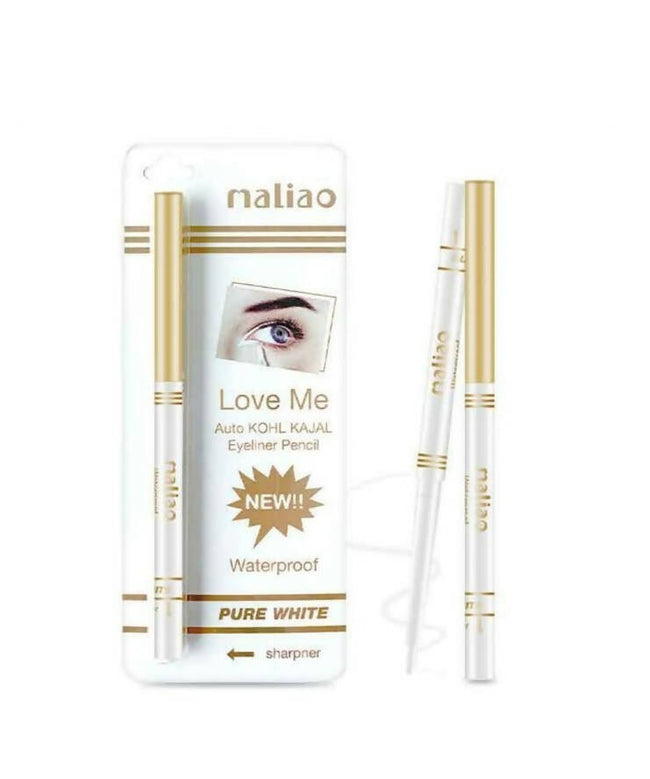 Maliao Professional Pure White Auto Kohl Kajal Eyeliner Pencil Hover Image