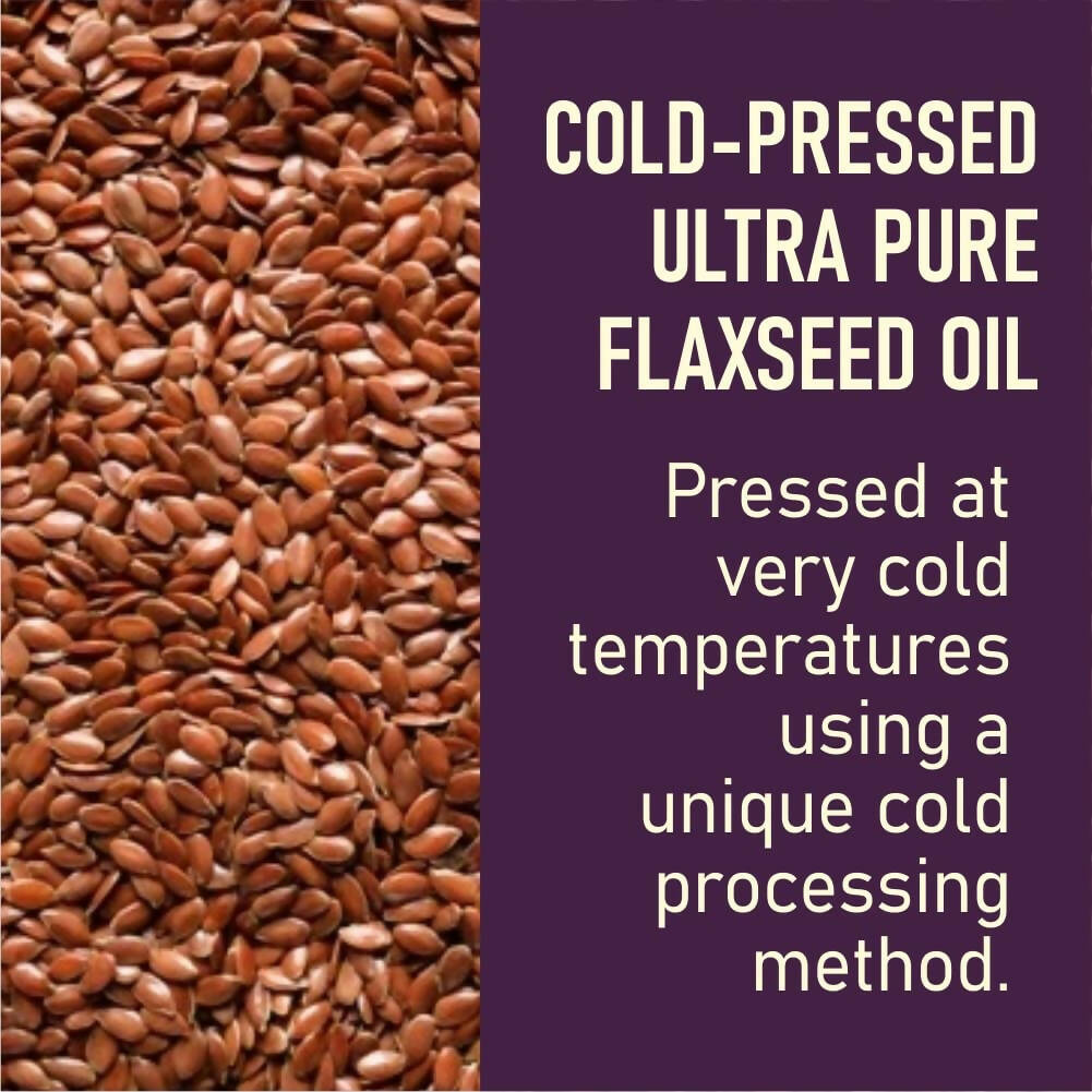 Carbamide Forte Flaxseed Omega 3 6 9 Oil for Eating Skin & Hair Growth