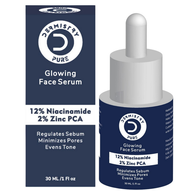 Dermistry 12% Niacinamide 2% Zinc Face Serum For Oil Blemish Control Minimize Pores & Even Skin Tone Hover Image
