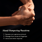 Asaya Bed of Roses Hand Cream Softens Dry, Rough Hands For Men & Women