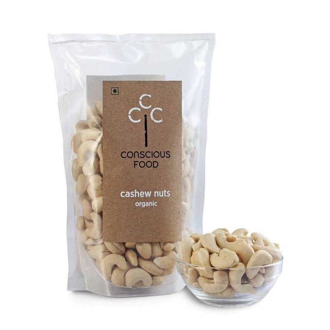 Conscious Food Organic Cashew Nuts (Kaju) Main Image