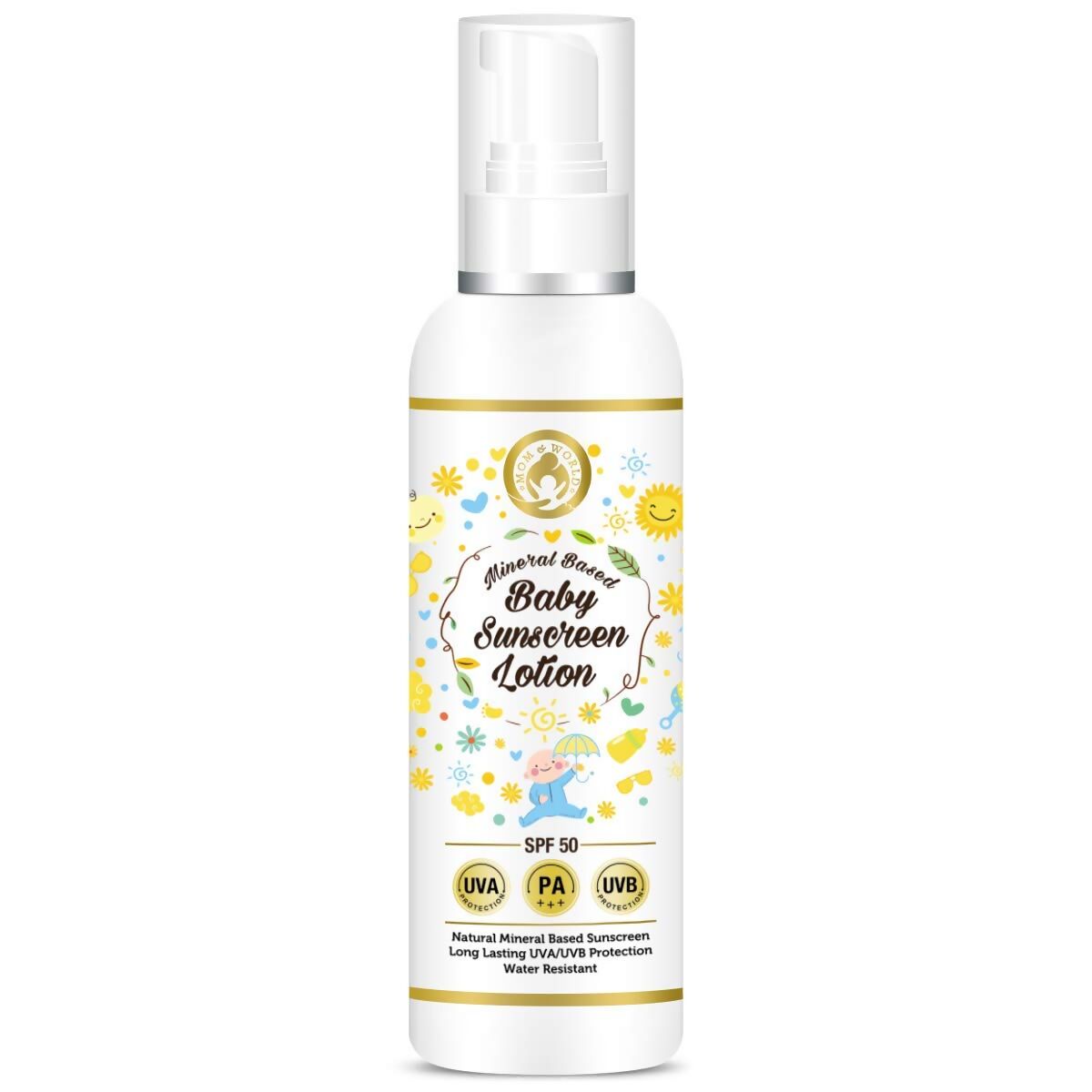 Mom & World Baby Sunscreen Lotion