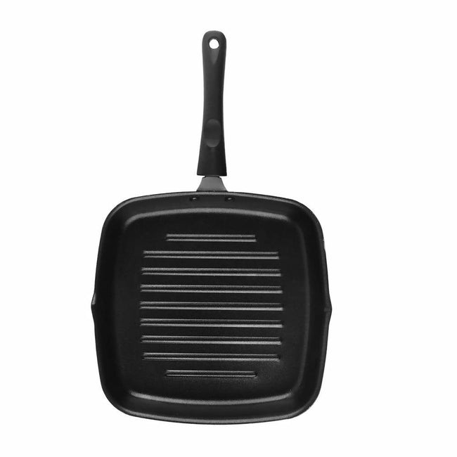 Cello Aluminium Non Stick Grill Pan Square Black Main Image