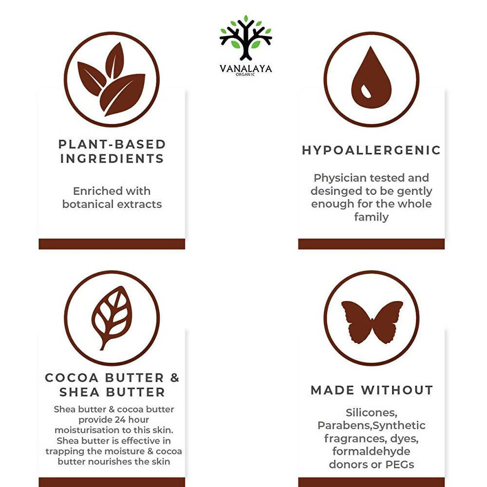 Vanalaya Cocoa Butter & Shea Butter Moisturizing Lotion