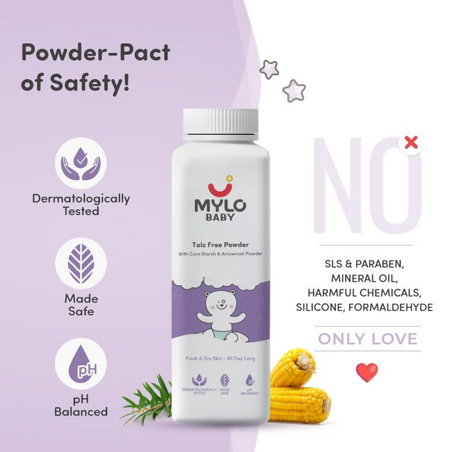 Mylo Baby Talc-Free Powder Main Image