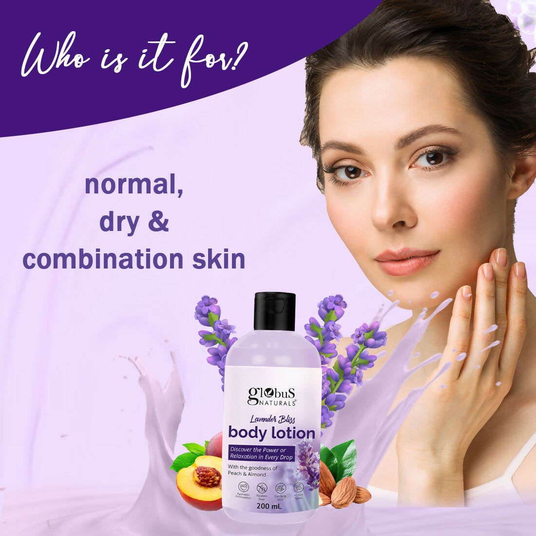 Globus Naturals Lavender Bliss Body Lotion