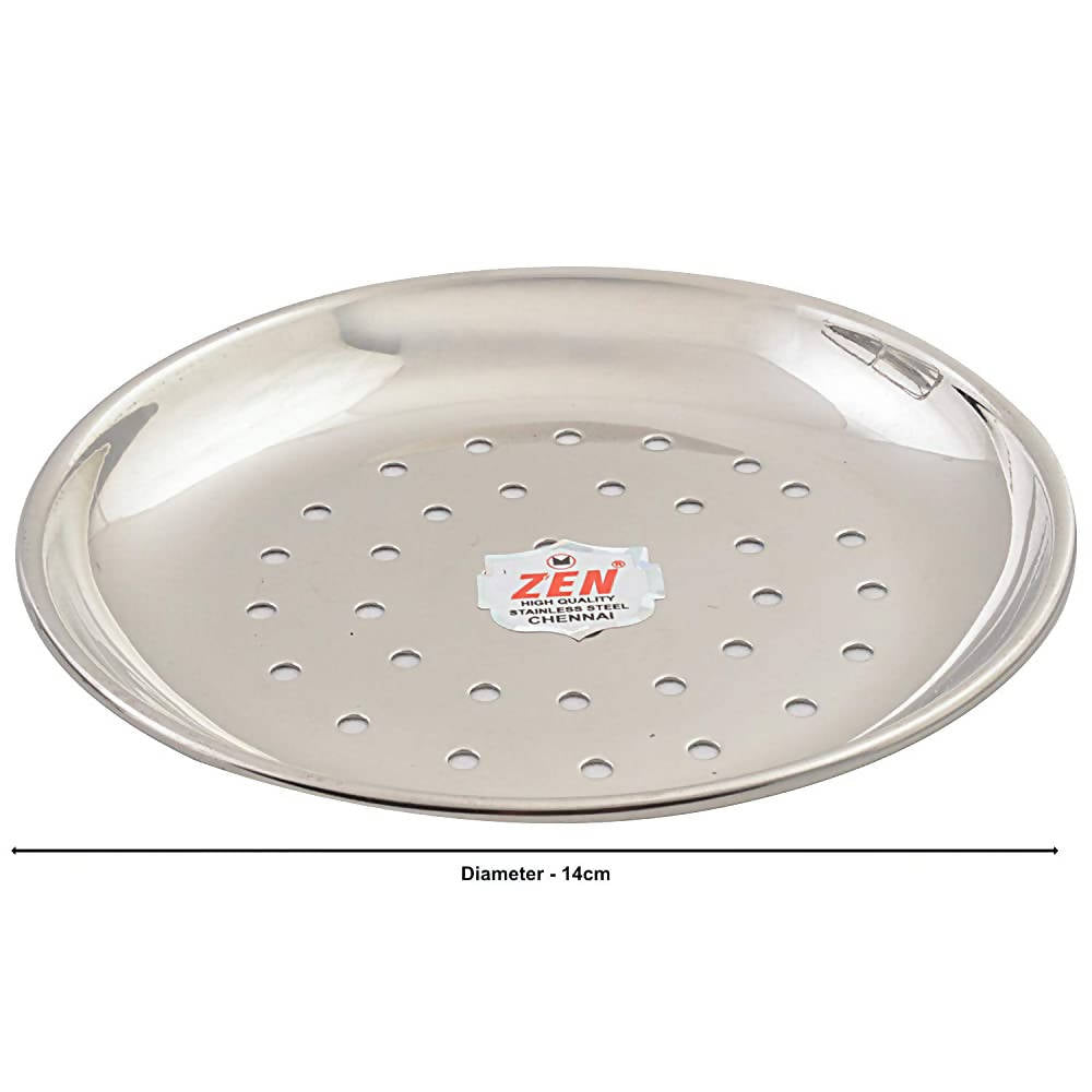 Jain Stainless Steel Idiappam Stand 5 Plates - Silver