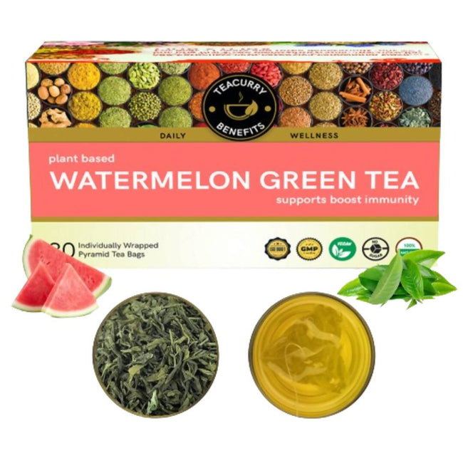 Teacurry Watermelon Green Tea Bags Hover Image