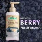 mCaffeine Blueberry Swirl Serum Body Lotion 72 hrs Deep Moisturization With Niacinamide