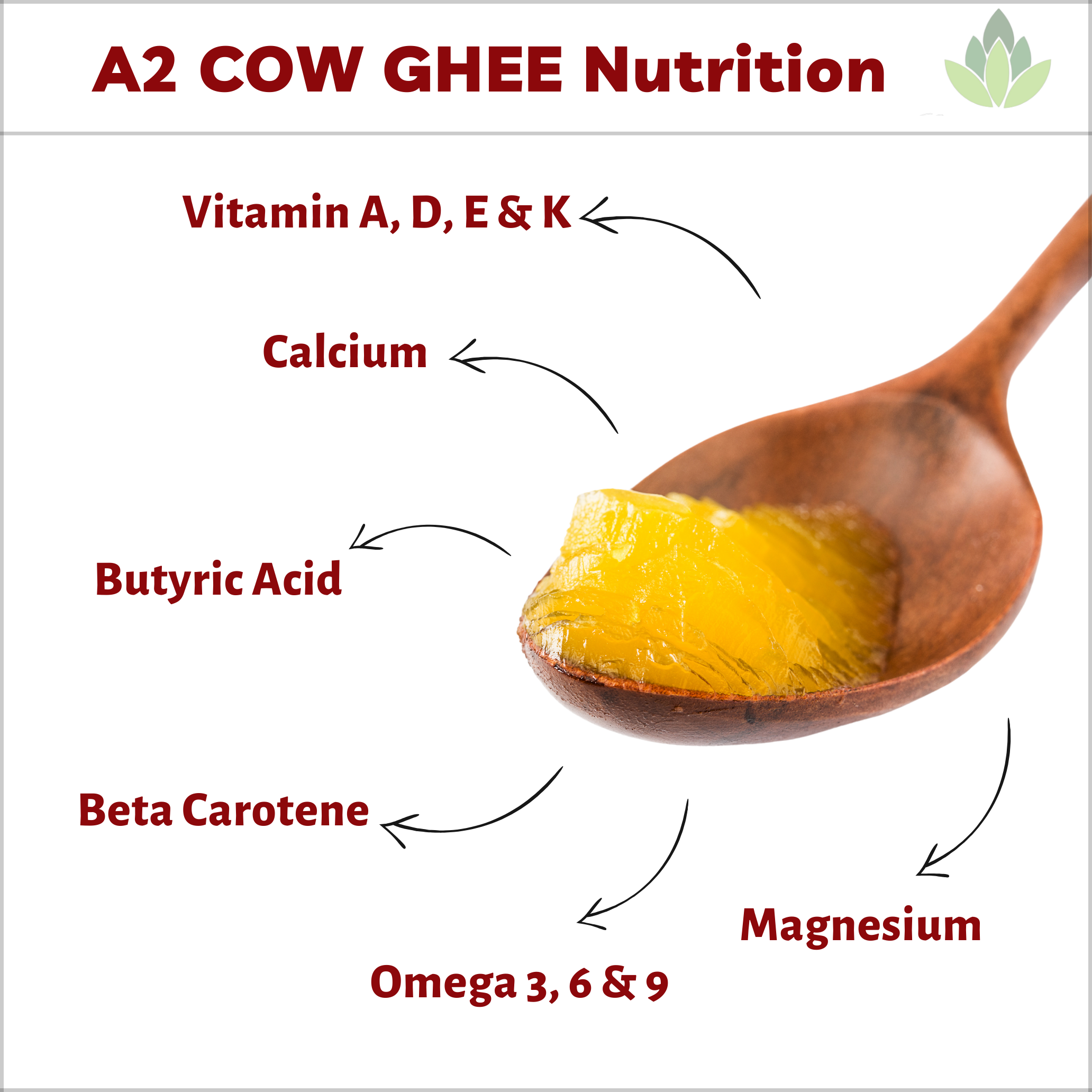 Le Organics A2 Cow Ghee | Cultured Desi Ghee | Homemade & Certified Organic Ghee