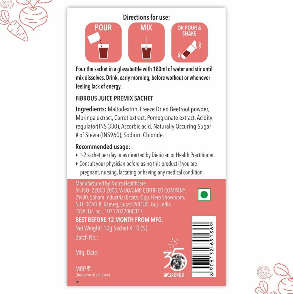 Dr. Morepen Beet It Natural Energy Drink Powder