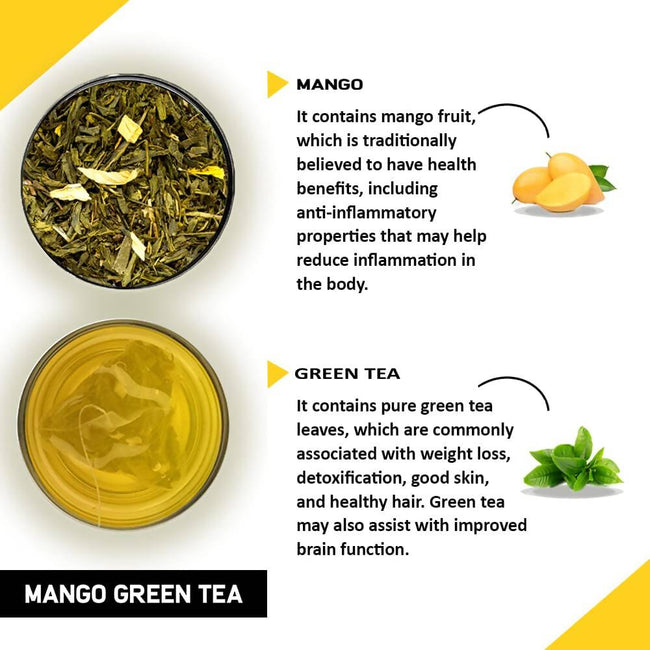 Teacurry Mango Green Tea Bags Main Image