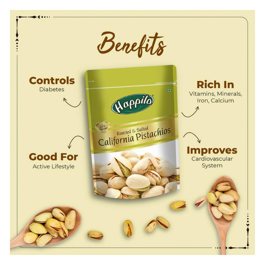Happilo Freshly Roasted & Salted California Pistachios