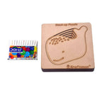 Kraftsman Stack Up Puzzles/ Layered Puzzle Fish Shape For Kids | Color Kit Included | 6 Pieces Puzzle