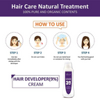 Oxyglow Herbals Professional Hair Color Developer - 30 Volume (9%) Orange