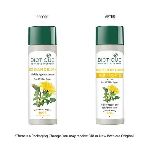 Biotique Bio Dandelion Visibly Ageless Serum 190 ml Main Image