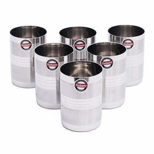 Stainless Steel XL-Big Glass -  Pack of 6 Hover Image