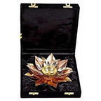 Copper Plated Lotus Design Diya