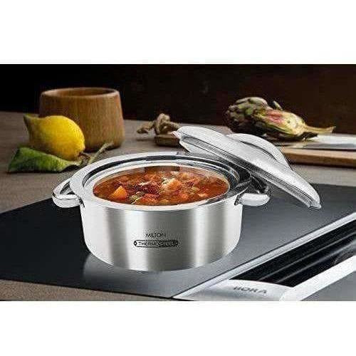 Stainless Steel Casserole, 1.5 Litres, Silver