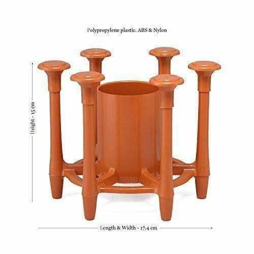 Plastic Glass and Spoon Holder