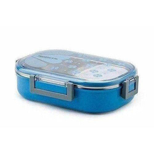 Stainless Steel School Lunch Box with Transparent Lid