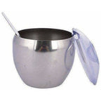 Stainless Steel Pickle Jar with Lid and Spoon for Kitchen