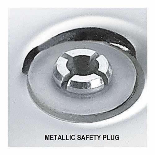 Prestige Deluxe Alpha Stainless Steel Deep Pan Pressure Cooker, 5 Litres, Silver