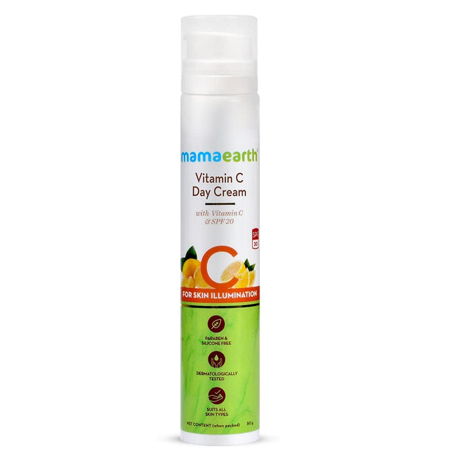 Mamaearth Vitamin C Day Cream with Vitamin C & SPF 20 for Skin Illumination Hover Image