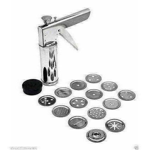 Stainless Steel Kitchen Press Maker with 12 Pieces
