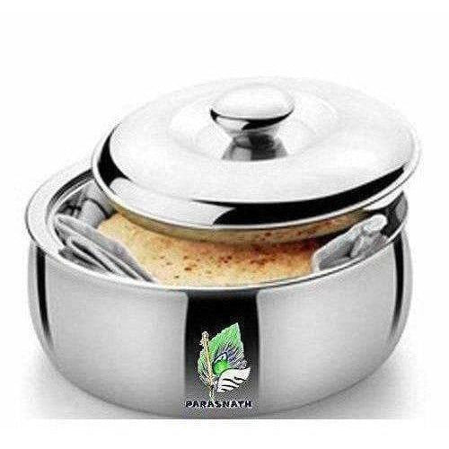 Stainless Steel Chapati Box/Casserole Set/Bread Container /Hot Pot Hover Image