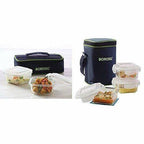 Glass Tiffin Set, 320ml, Set of 2