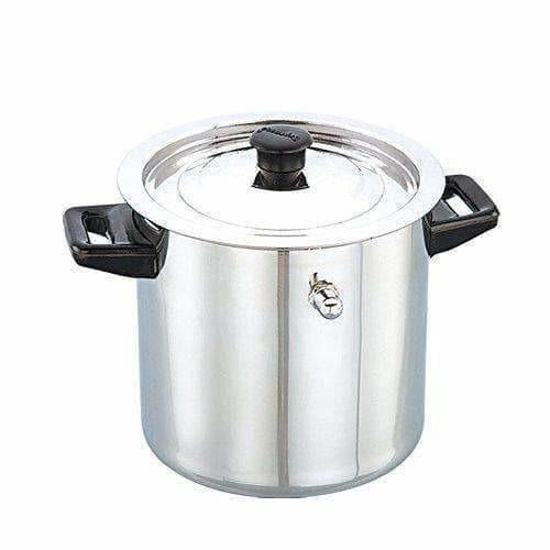 Stainless Steel Cookware Finish Look Heat Insulated Water Boiler Silver Main Image
