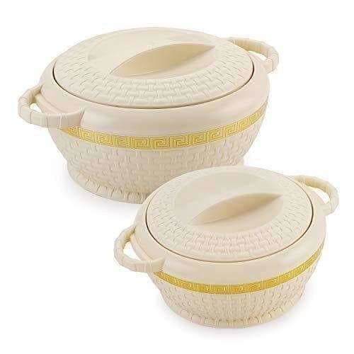 Finish Ivory Gold Casserole- Set of 2