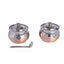 Copper Bottom Ghee and oil Pot Stainless Steel - pack of 2