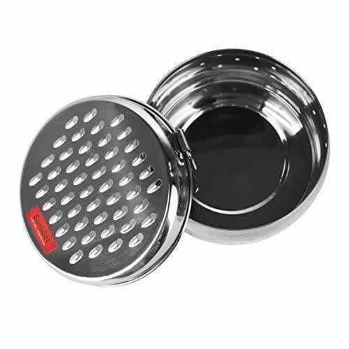 Stainless Steel Spill Free Vegetable Grater with Storage Container