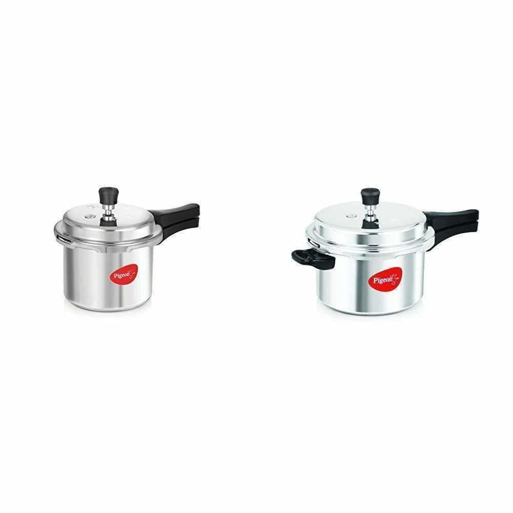Pigeon-Non Induction Aluminium Pressure Cookers Set of 2