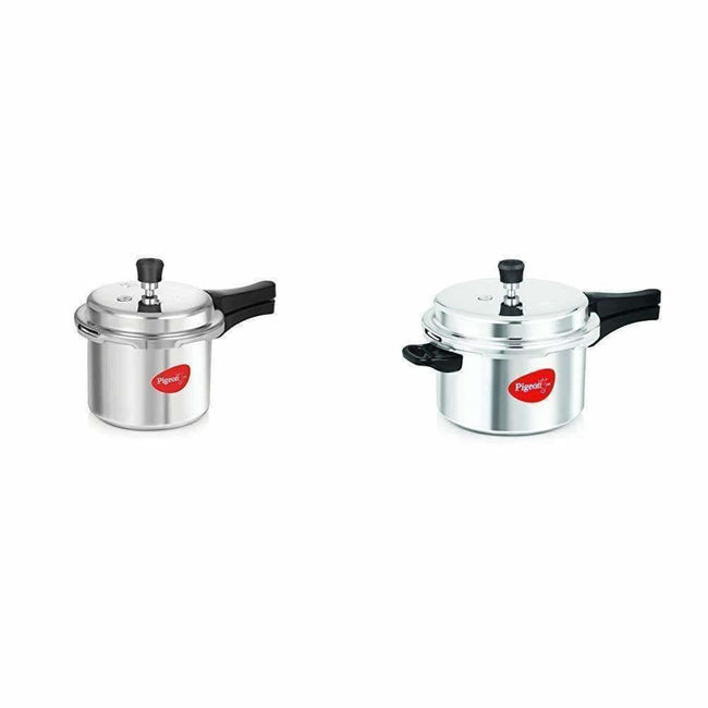 Pigeon-Non Induction Aluminium Pressure Cookers Set of 2 Hover Image
