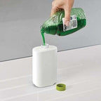 Self Sink Drainer Dishwasher Sanitize Liquid Dispenser and Sponge Holder