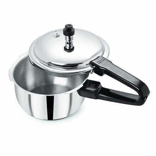 Stainless Steel Pressure Cooker - 1.5 Liters
