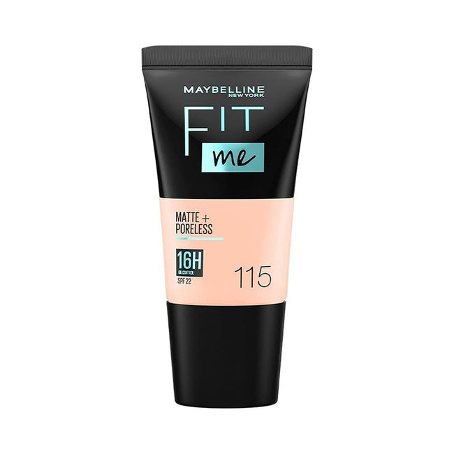Maybelline New York Fit Me Matte + Poreless Liquid Foundation Tube -115 Ivory (18 Ml) Hover Image