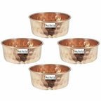 Pure Copper Serving Bowl - Dinner Bowl  - Set Of 6