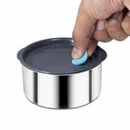 Stainless Steel Lunch Box Set with Pouch, 250ml, Set of 4