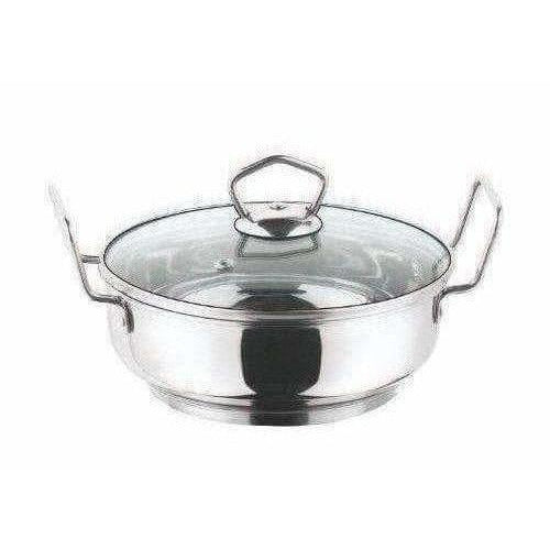 Cookware Induction Friendly Kadai With Lid 2 Litres