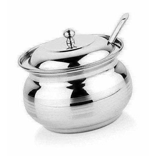 Ghee Pot- Stainless Steel, Tea & Sugar Pot | Ghee Air Tight Container | Ghee Jar Storage Container | Ghee Dani Hover Image