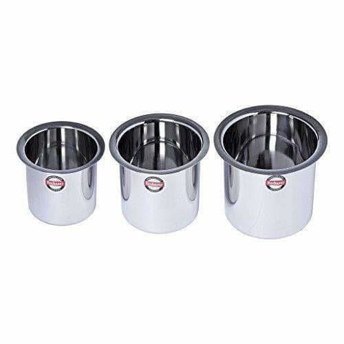 Stainless Steel Deep Tope  Kolga Set of 3 Main Image