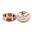 Steel Copper Handi Bowl With Lid